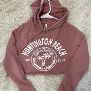 Huntington Beach Cropped Hoodie